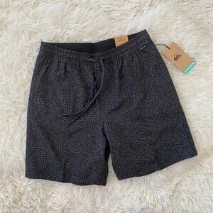 NWT Quiksilver Men's Taxer Print Amphibian 18" Hybrid Short, size S
